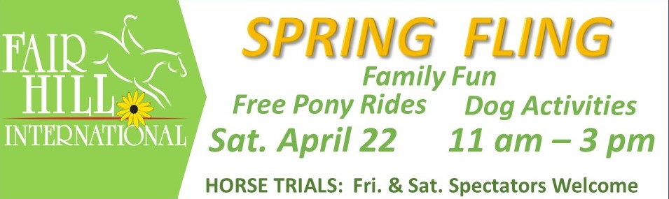 april 2023 spring fling banner mockup