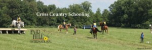 Cross Country Schooling gives riders an opportunity to practice over our cross country fences.